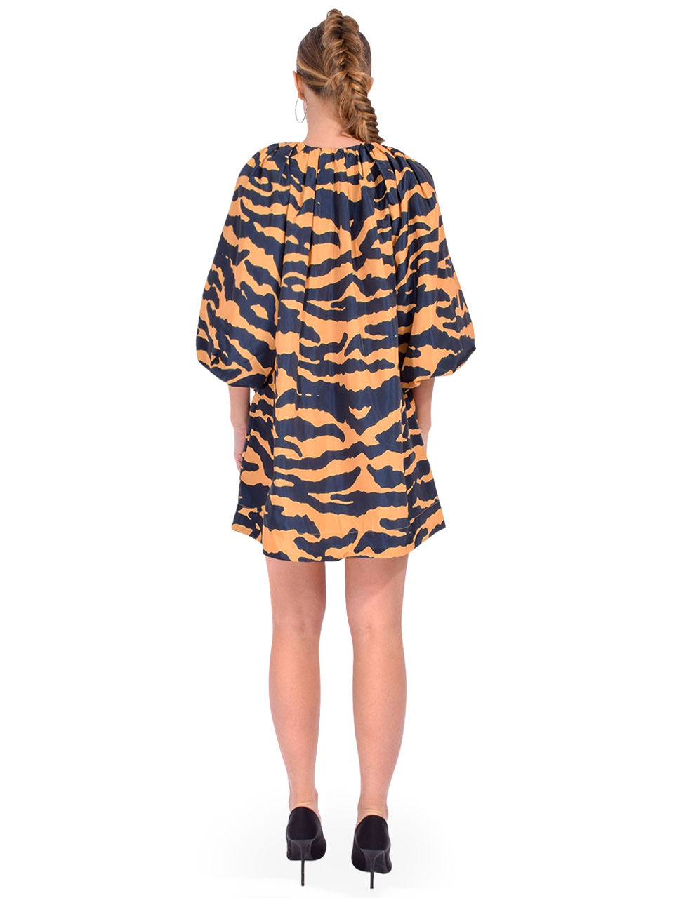 RHODE Alina Dress in Tigre Grande Back View 