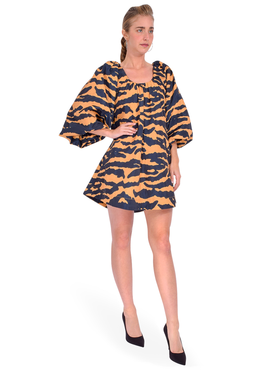 RHODE Alina Dress in Tigre Grande Side View 
