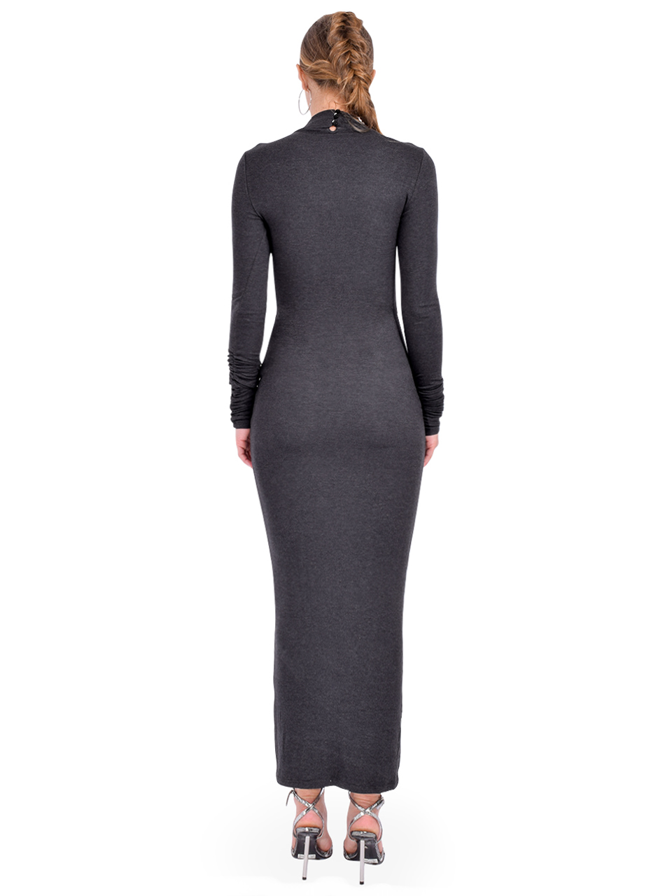 SER.O.YA Fina Tea Length Dress Back View 