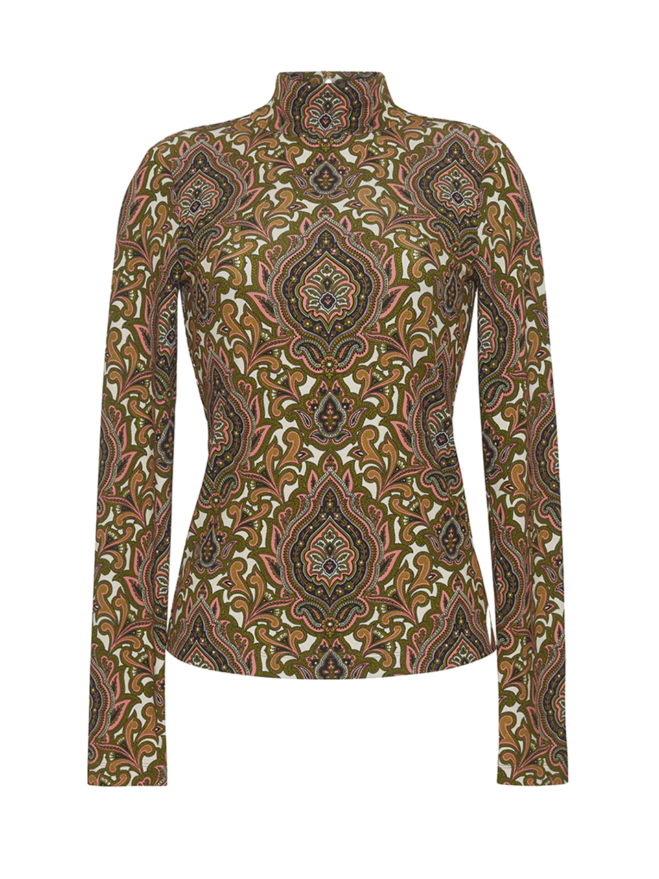 CARA CARA Suzie Top in Mila Turtledove Green Product Shot 