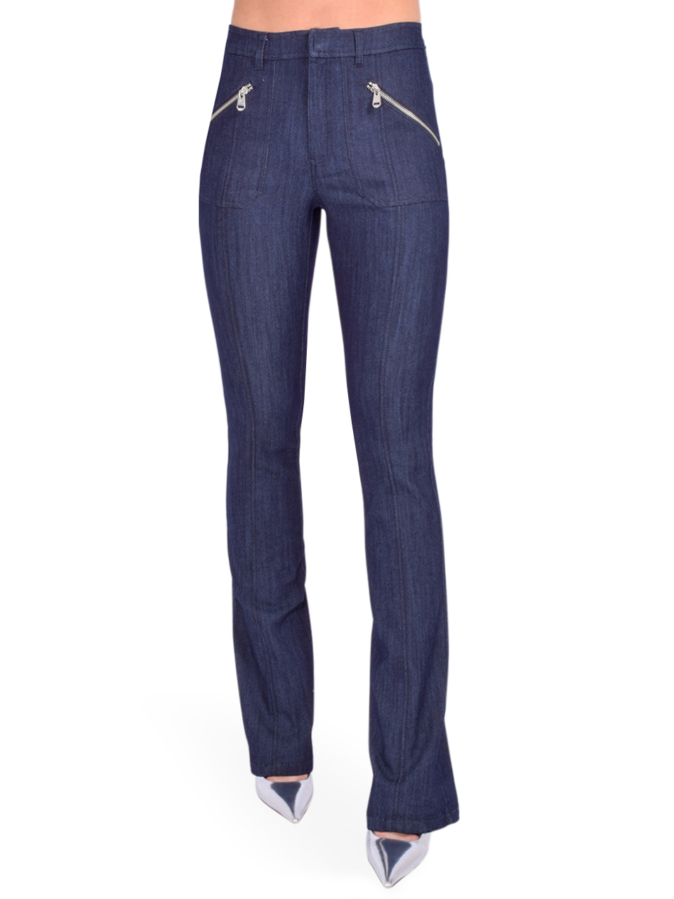 CINQ A SEPT Celeste Pant in Indigo Front View 