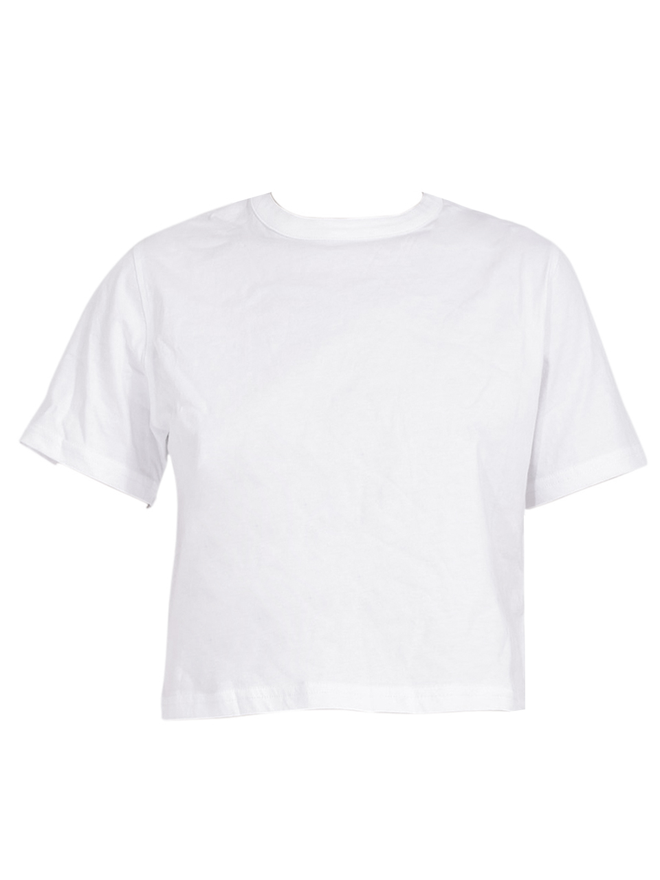 Sold Out NYC The Cropped Perfect Tee In White Product Shot 