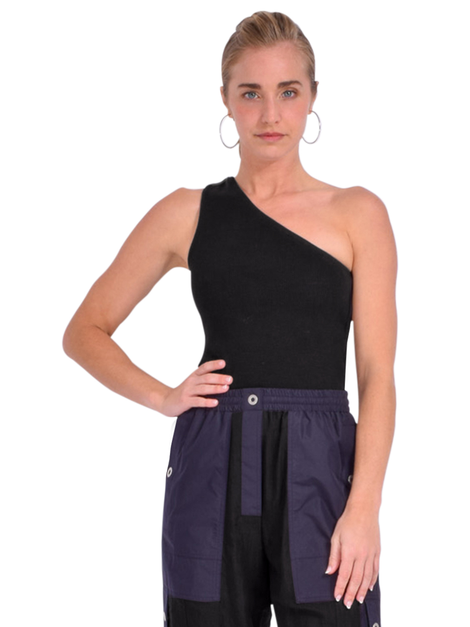 Sold Out NYC The One And Only Tank in Black Front View 