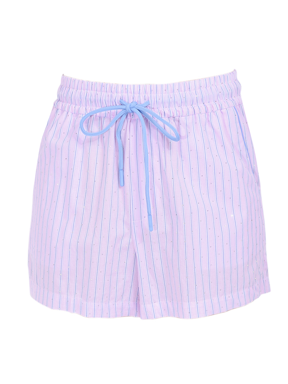 LE SUPERBE Subtle Shine Boxer Shorts in Pink Product Shot 