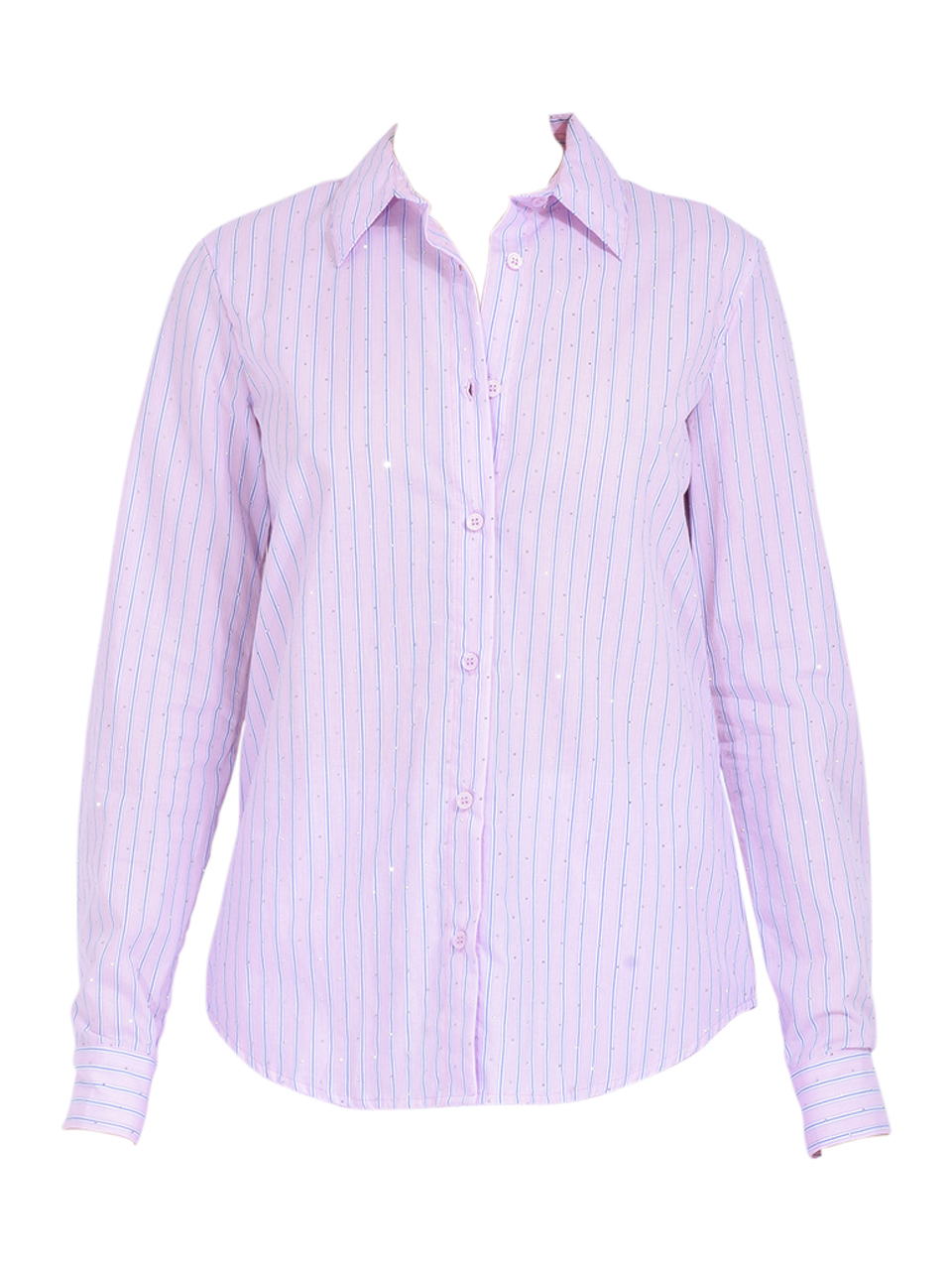 LE SUPERBE Subtle Shine Ex Bf Shirt in Pink Product Shot 