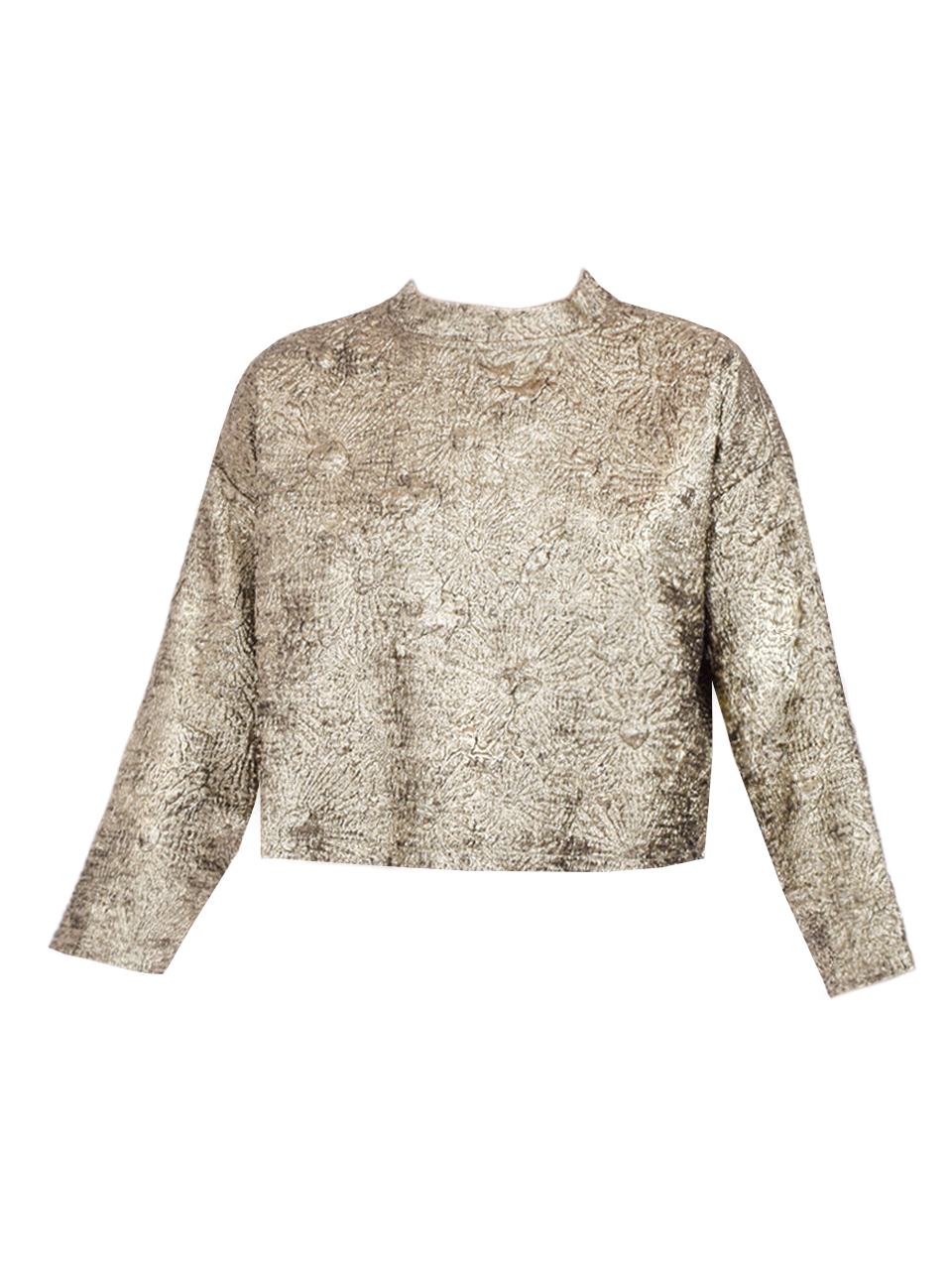 BA&SH Beryl Top In Gold Product Shot 


