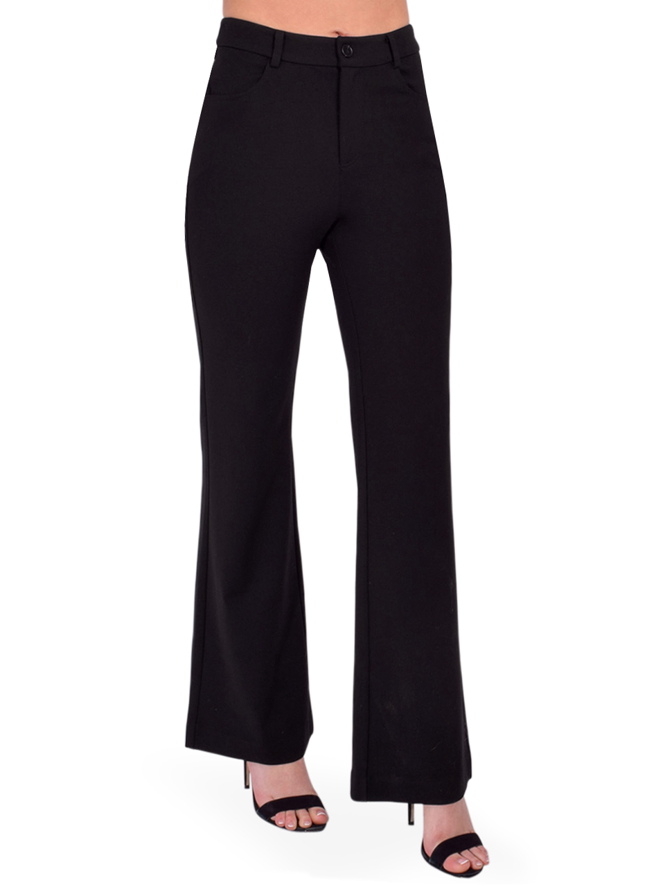 CAMI NYC Lucrecia Wide Leg Pant in Black Side View

