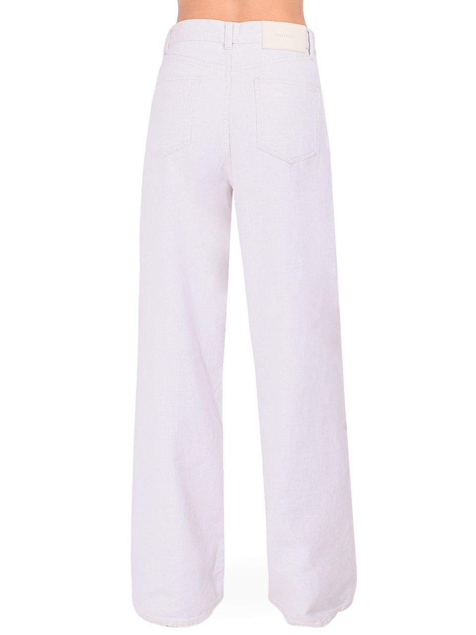 Bellerose Vintage Parthe Jeans in White Back View 