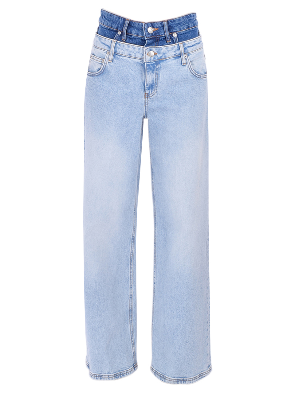 SIMKHAI Kove Double Waistband Jean Product Shot 