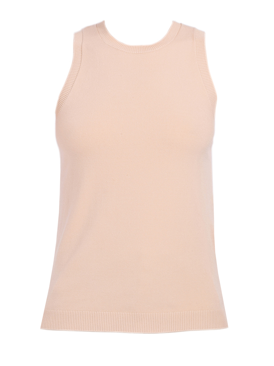 Minnie Rose Viscose Crew Tank in Brown Sugar

