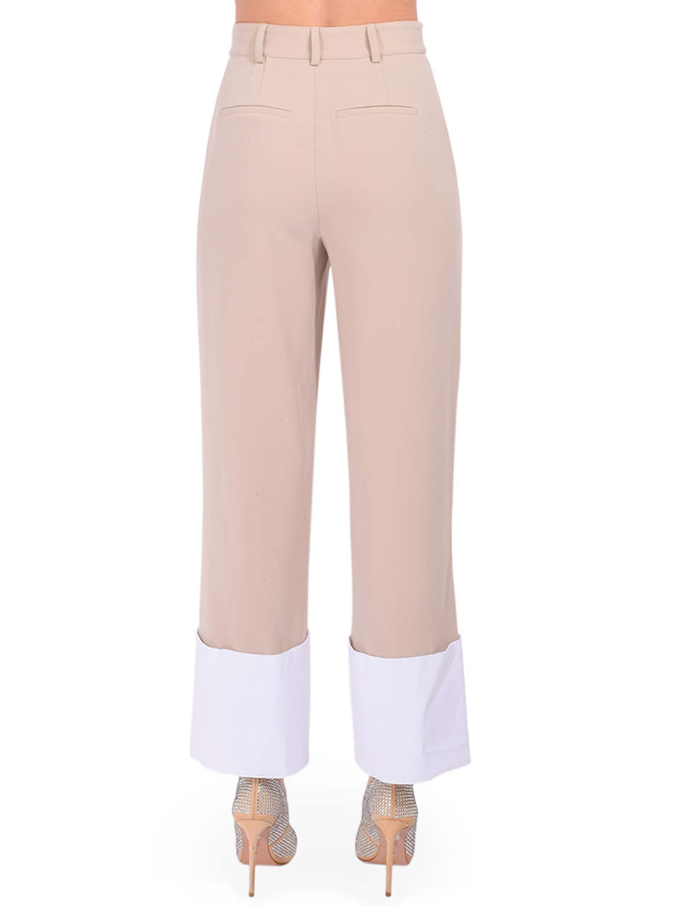 Cinq a Sept Maesa Pant in Khaki Back View 