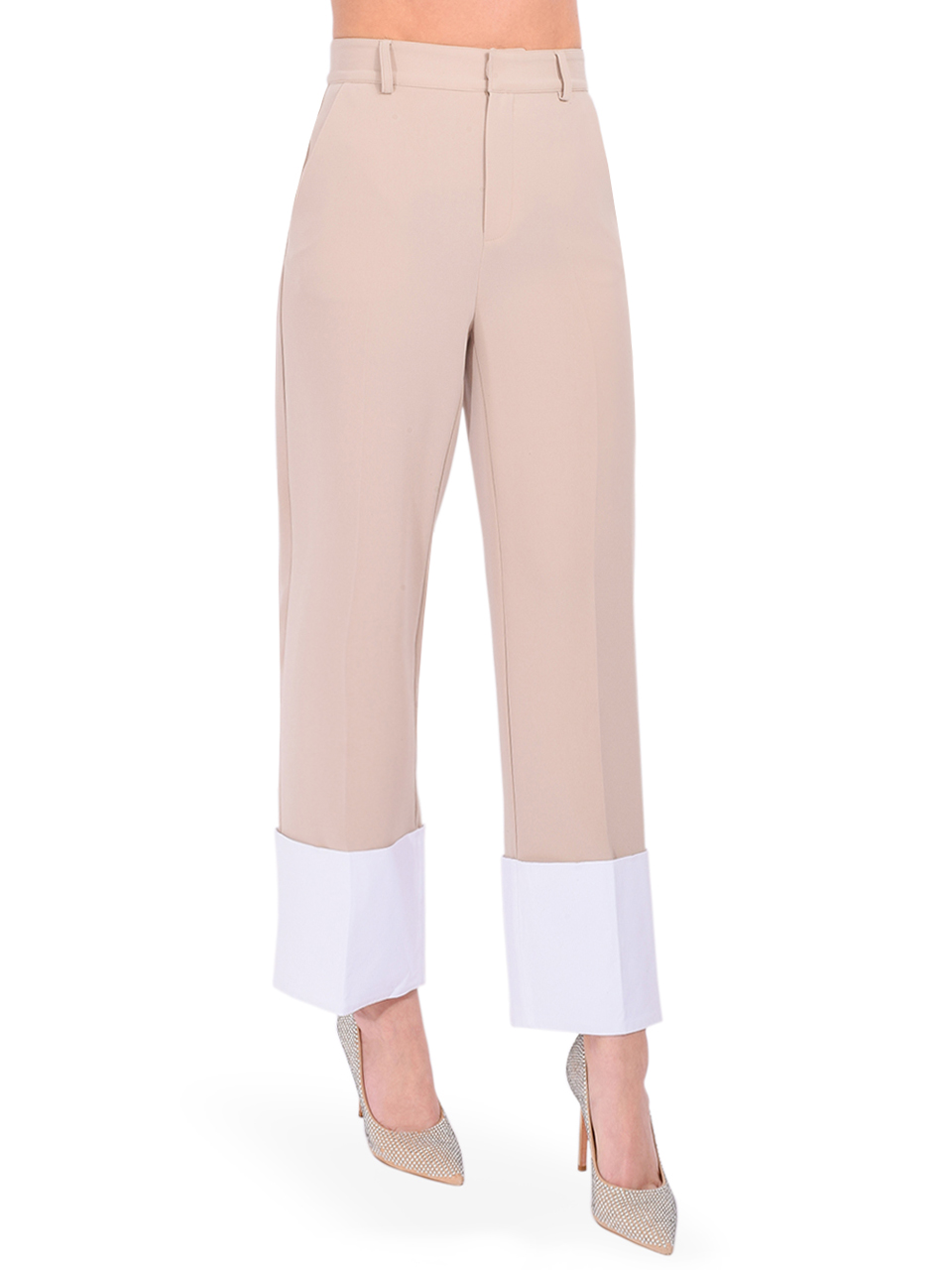 Cinq a Sept Maesa Pant in Khaki Side View 