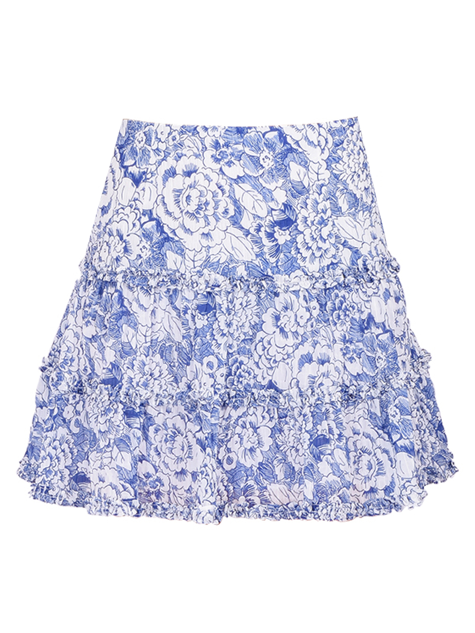 Cinq a Sept Sketchbook Floral Thea Mini Skirt Product Shot 