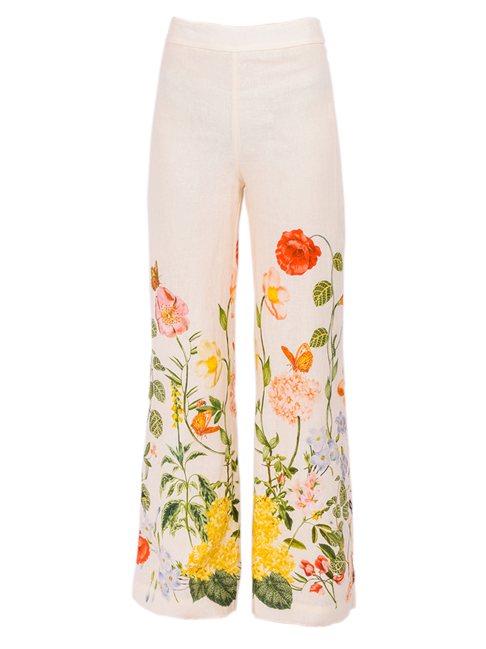 CARA CARA Mayflower Linen Pants in Nectar Ecru Product Shot 