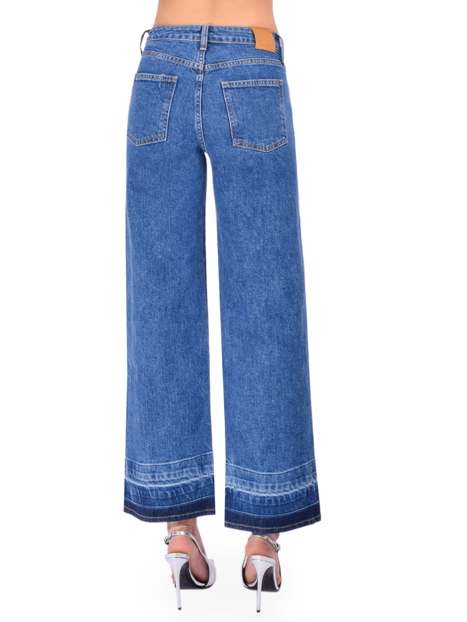 SIMKHAI Jude Denim in Marine Blue Back View 