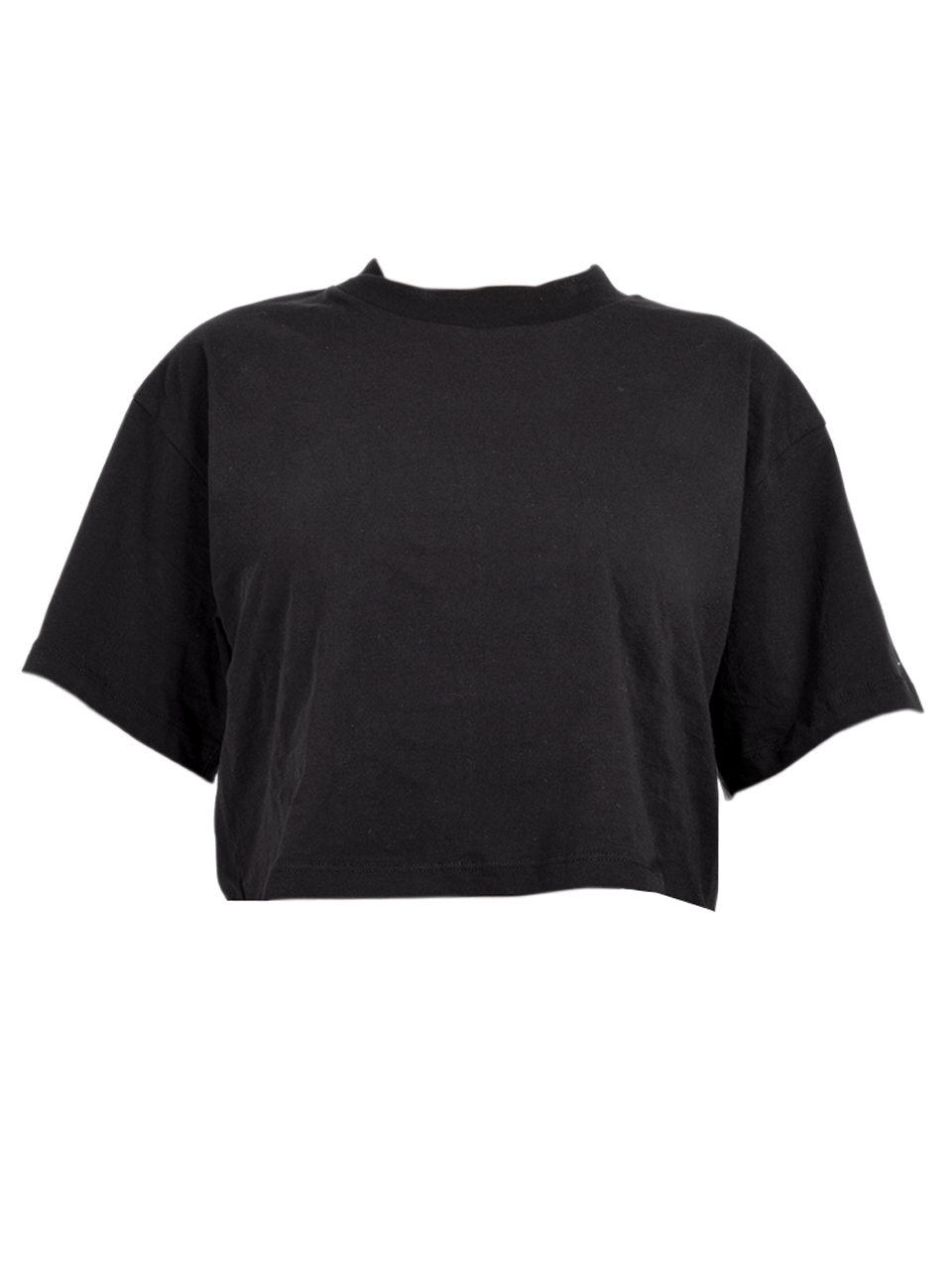 CHRLDR Blair Crop Tee in Black Product Shot 
