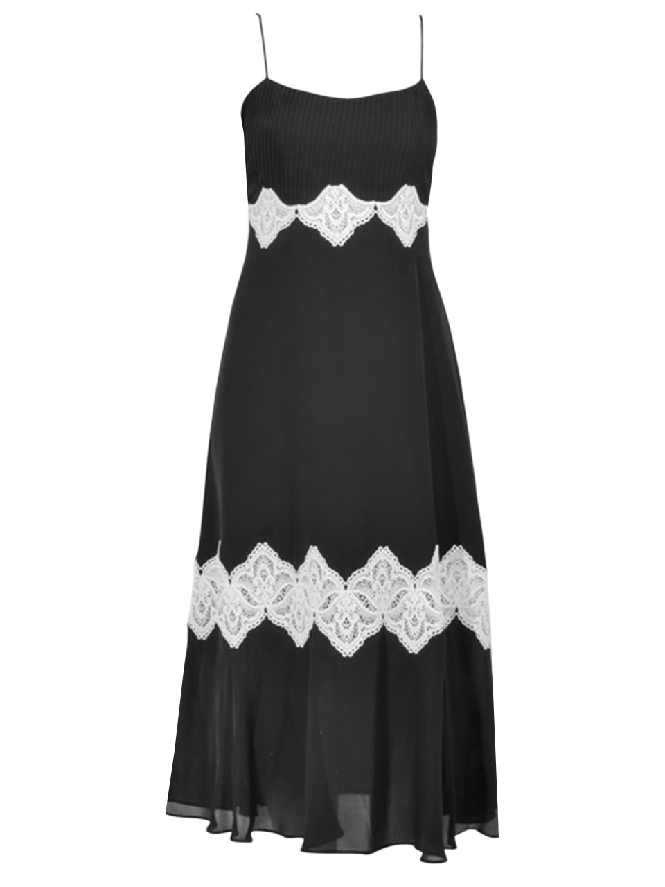 CAMI NYC Isadora Midi Dress in Black Product Shot 