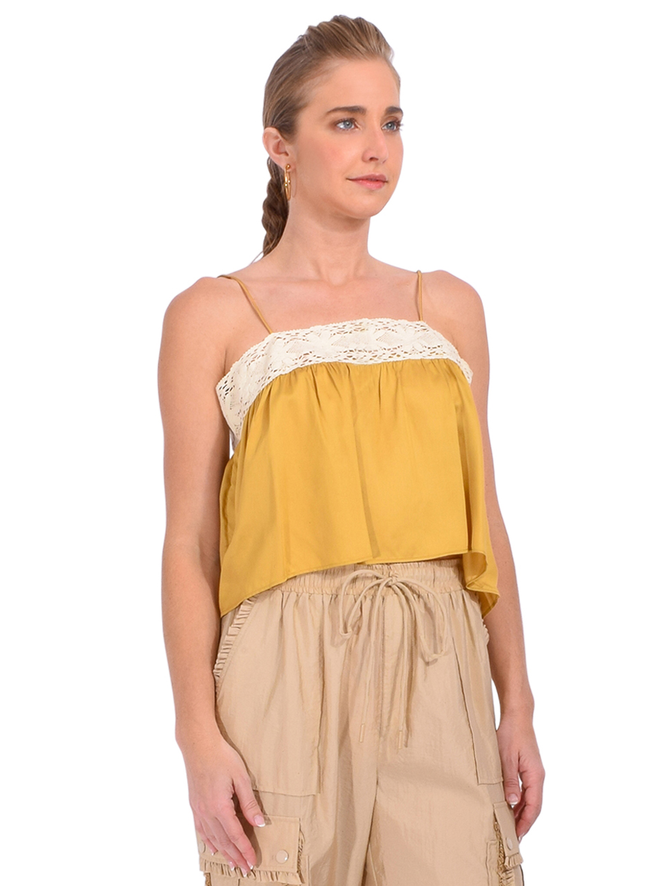 LOUISE MISHA Valentina Top in Bronze Side View 