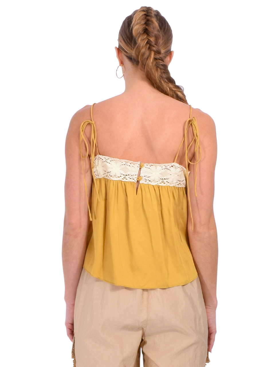 LOUISE MISHA Valentina Top in Bronze Back View 