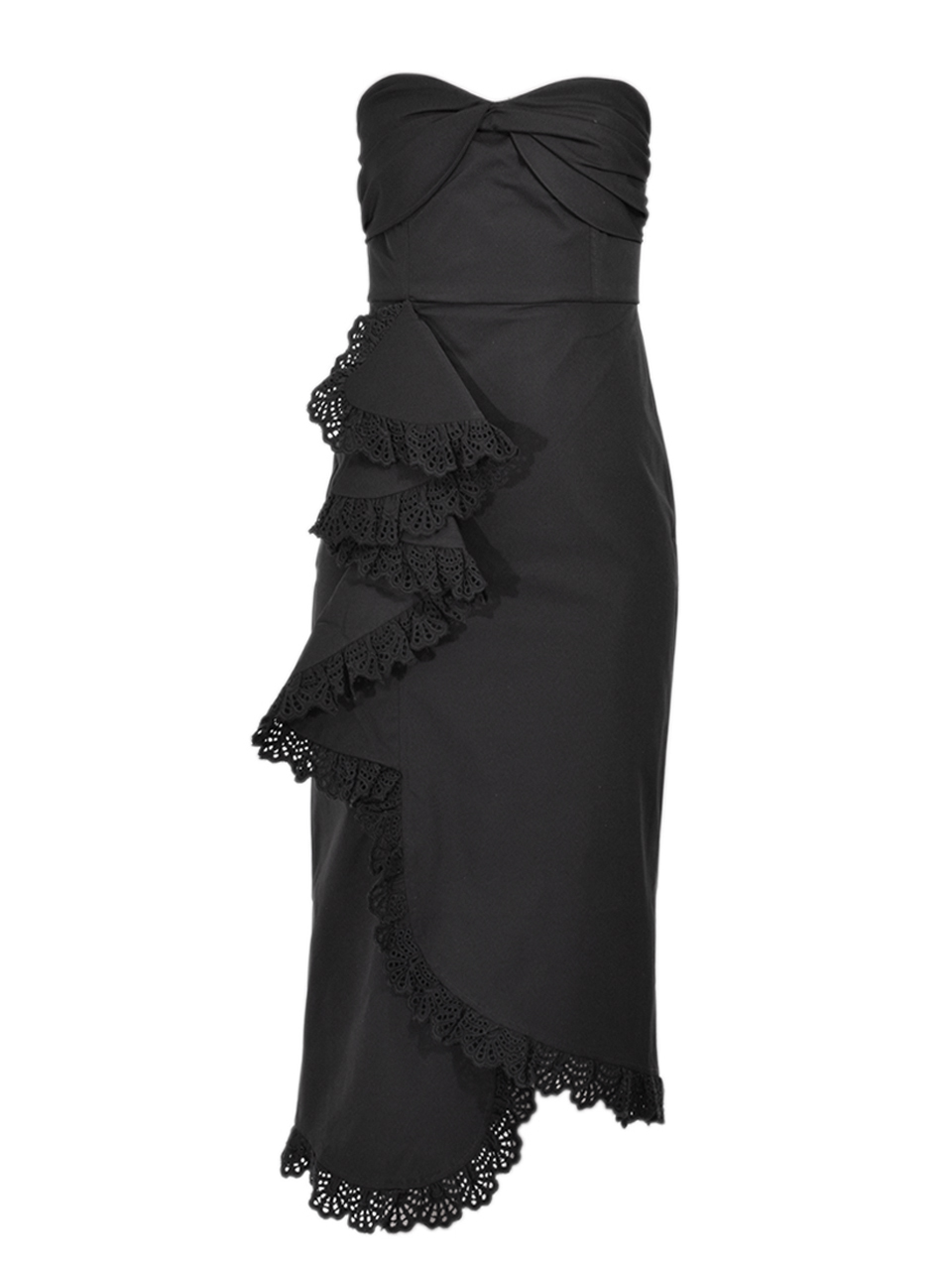Kika Vargas Tara Dress in Black Product Shot 