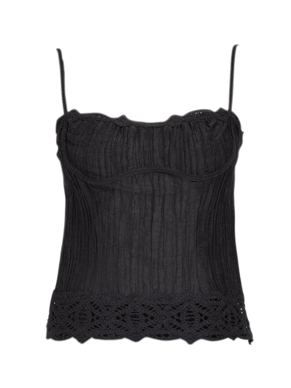 Sabina Musayev Yvonne Top in Black Product Shot 