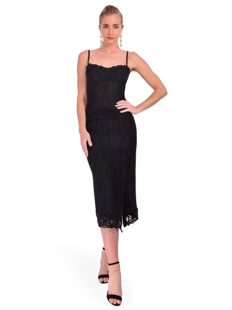 Sabina Musayev Thea Skirt in Black Full Outfit 