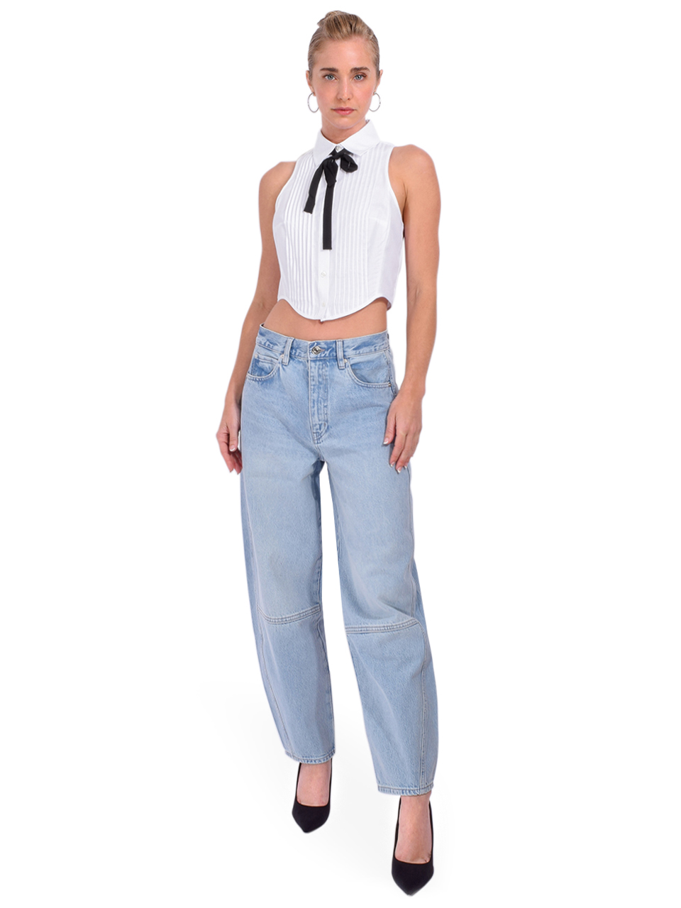 FRAME The Twisted in Never Full Outfit 