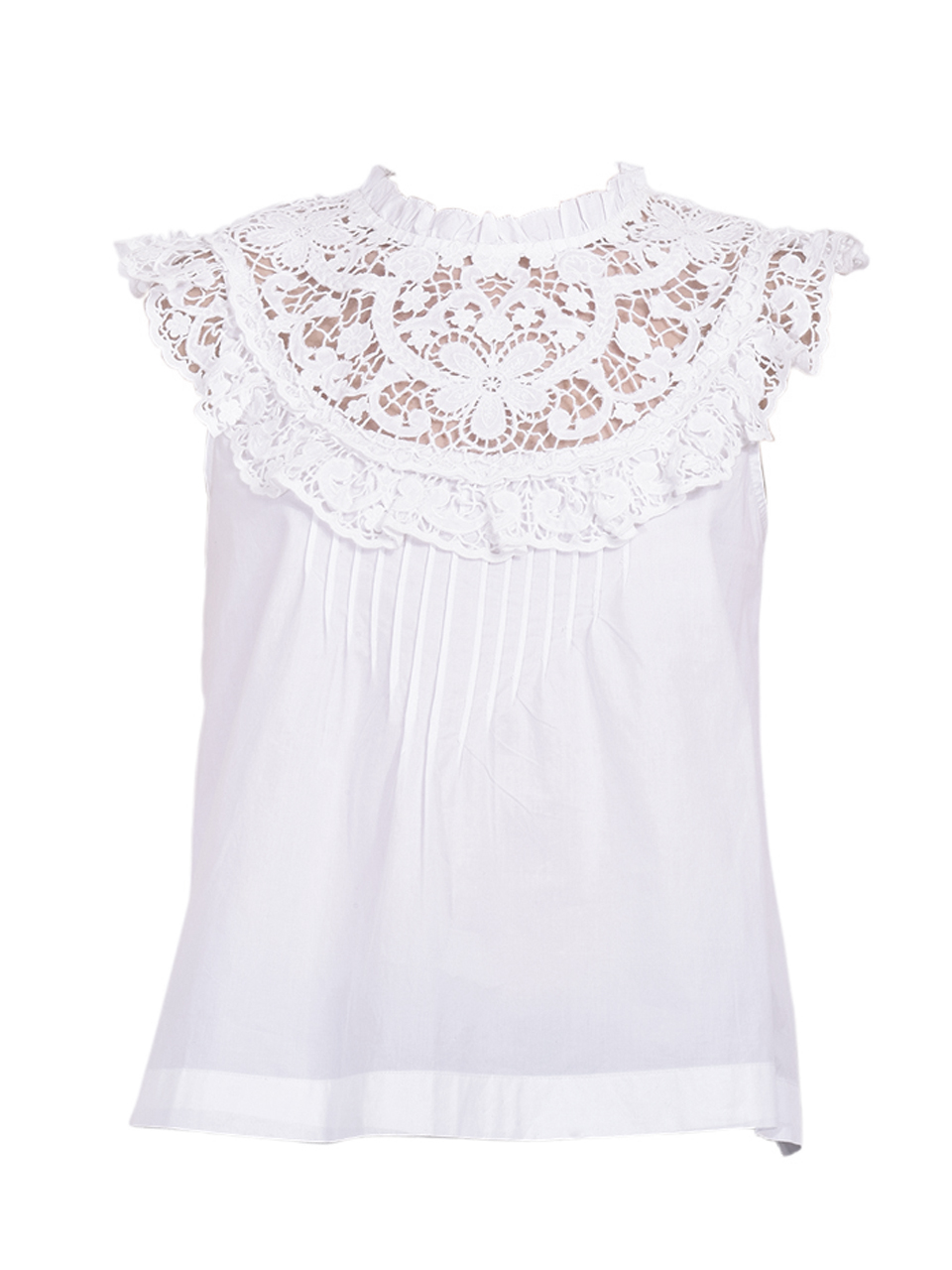 LOVE THE LABEL Alma Top in White Product Shot 