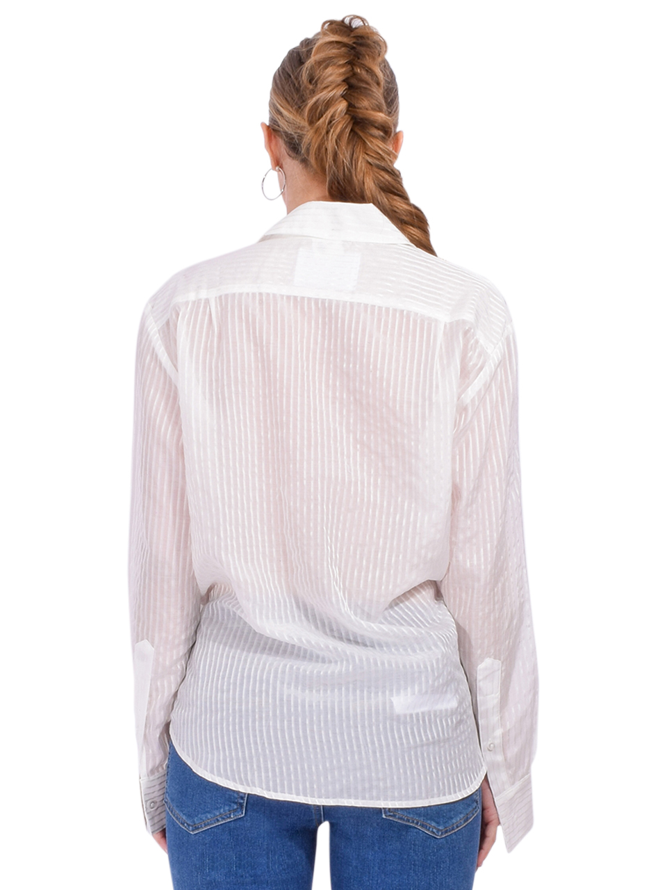 CISSA The MEN'S Shirt in White Back View 