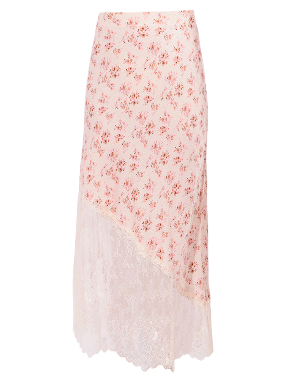 CAMI NYC Florian Hammered Silk Skirt in Dutch Fields Product Shot 


