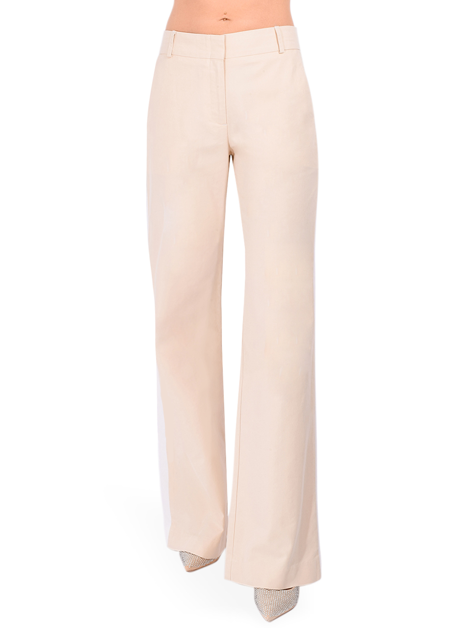 LE SUPERBE Workwear Tux Hybrid Pant in Pale Khaki Front View 
