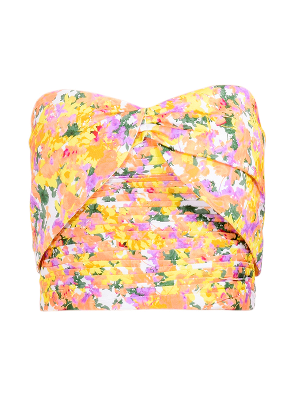 KIKA VARGAS Kali Top in Dandelion Yellow Product Shot 
