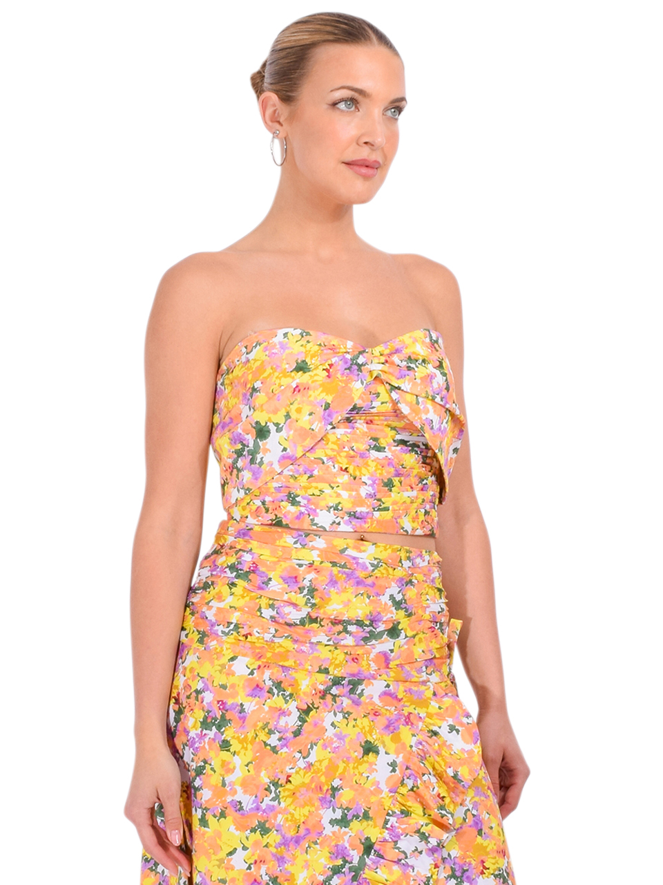 KIKA VARGAS Kali Top in Dandelion Yellow Side View 