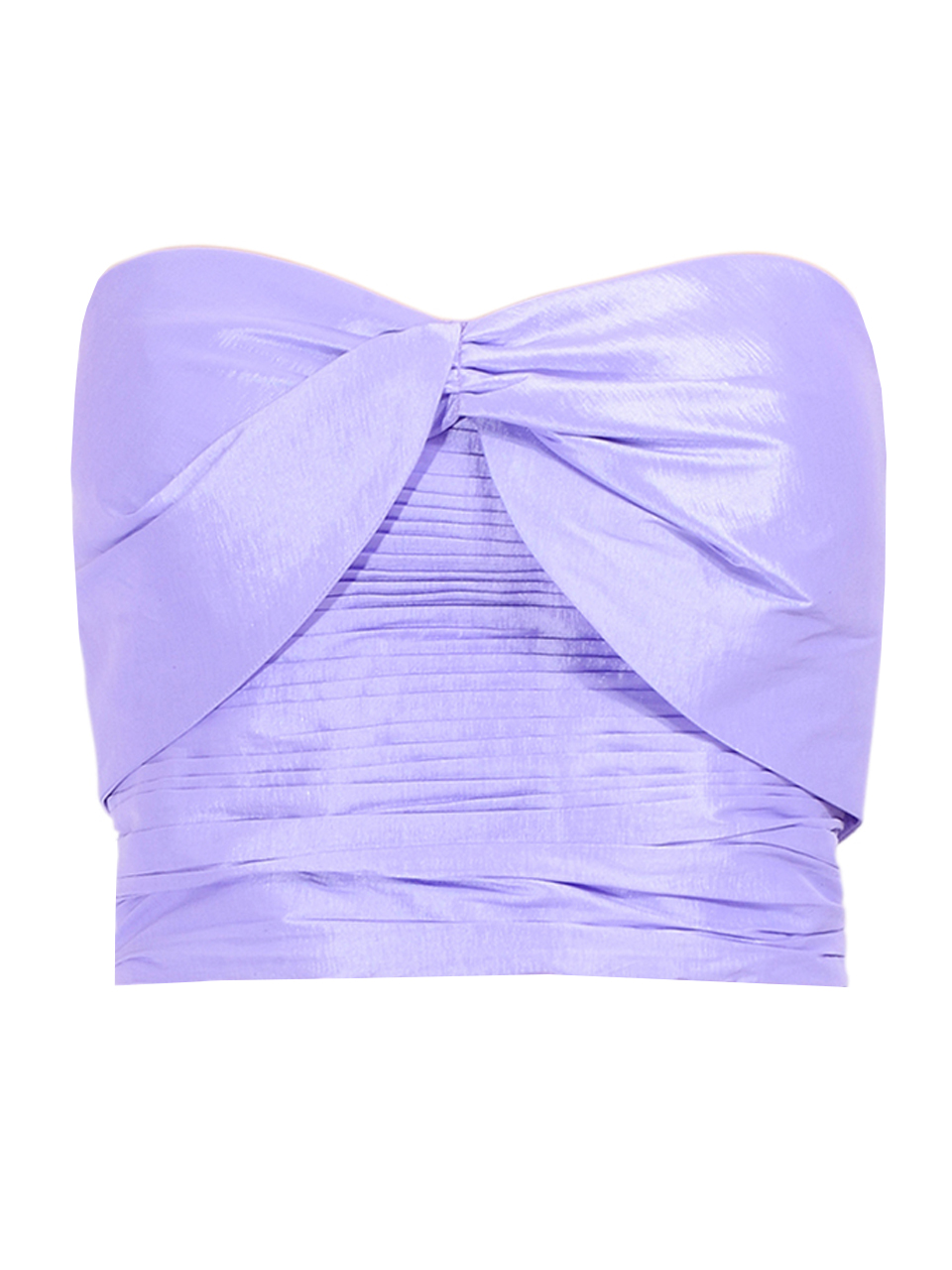 KIKA VARGAS Kali Top in Lilac Taffeta Side View 