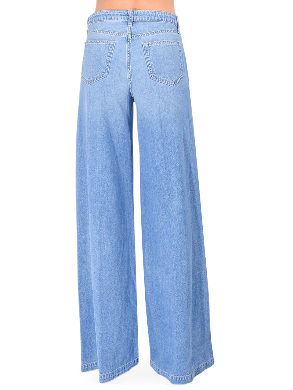 L'Agence Quincy Wide-Leg Jean in Caster Back View 