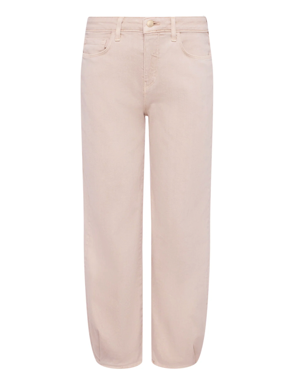 L'Agence Krista Tapered Jean in Biscuit Product Shot 
