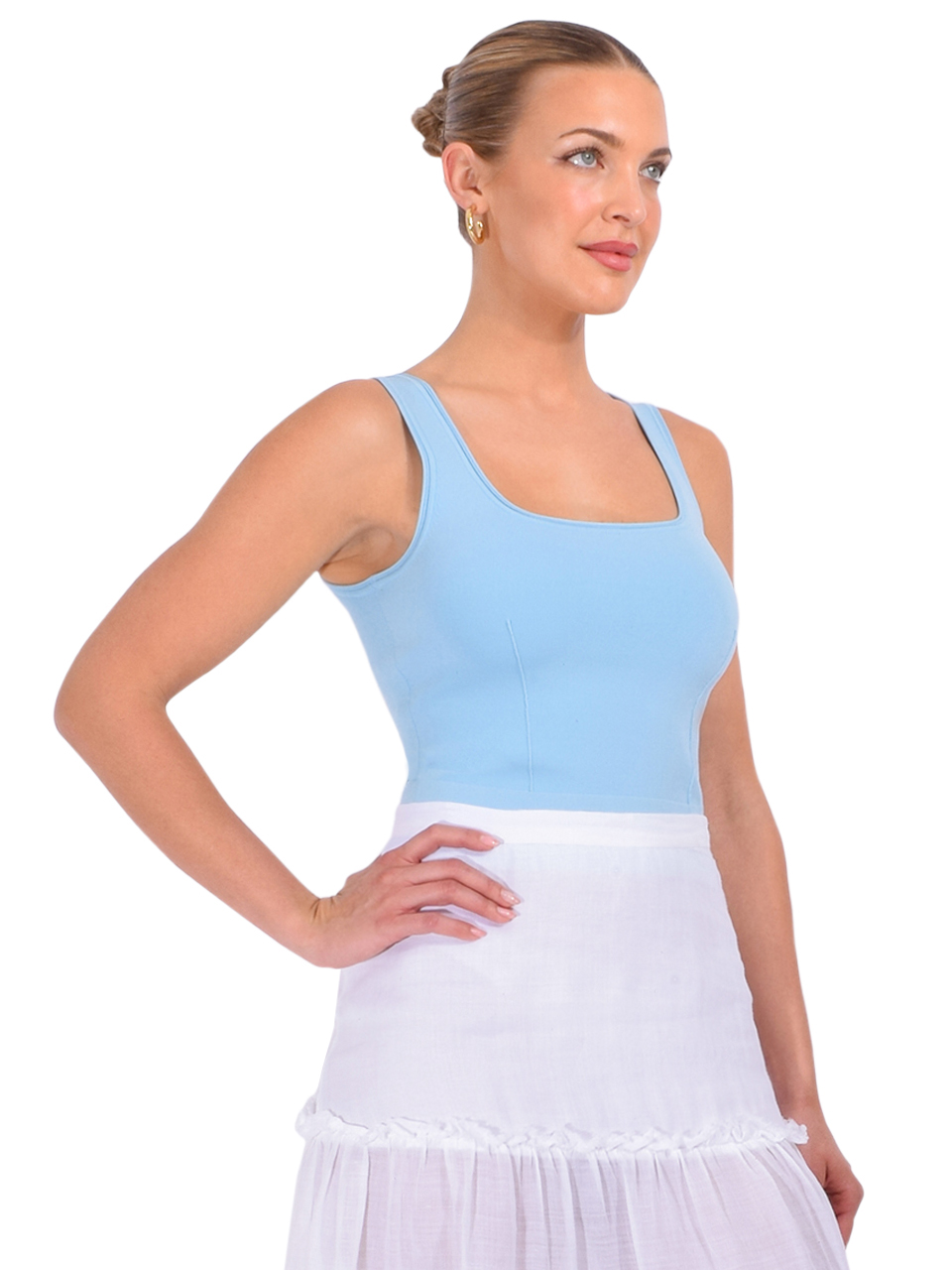 SIMKHAI Ramaina Tank in Azure Sky Side View 

