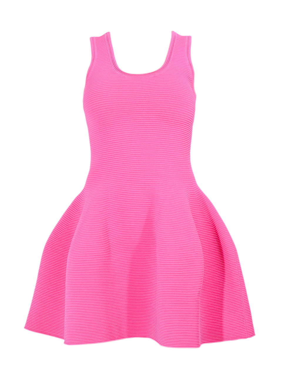 SIMKHAI Larina Knit Mini Dress in Berry Pink Product Shot 