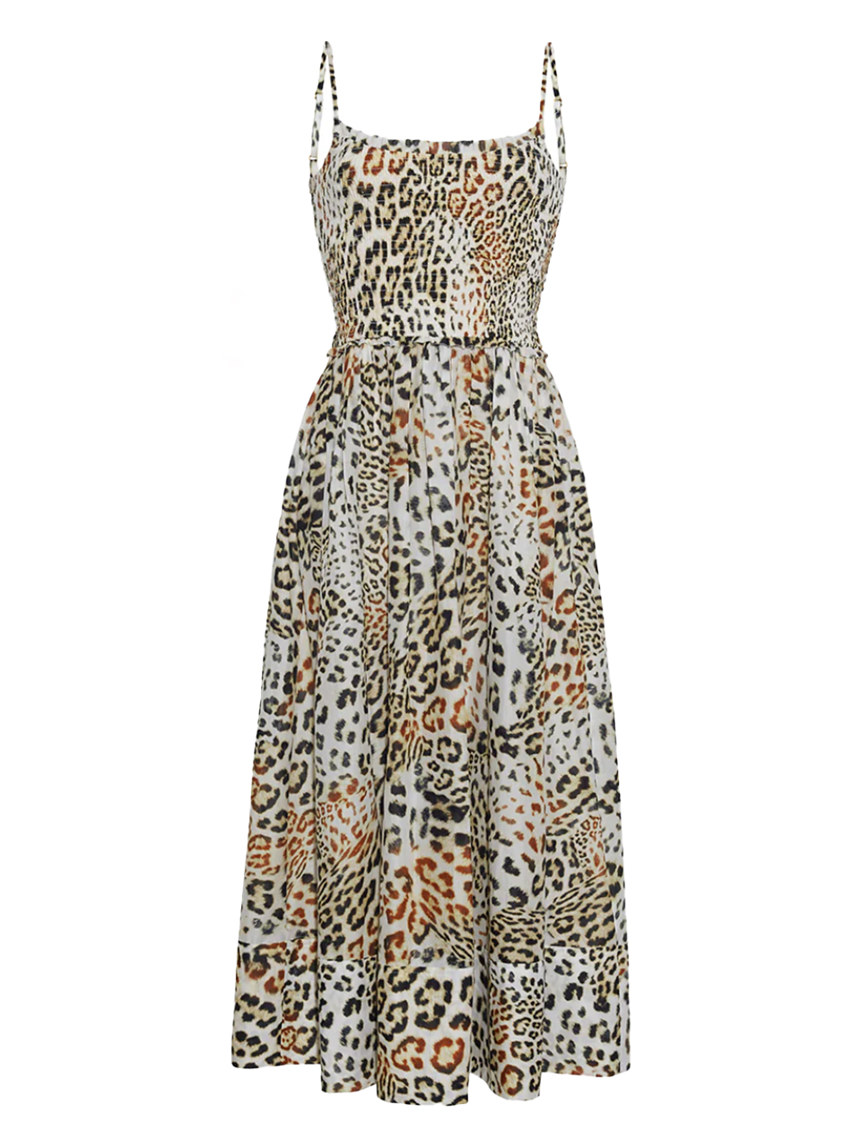 CARA CARA Carmen Dress in Cheetah Natural Product Shot 