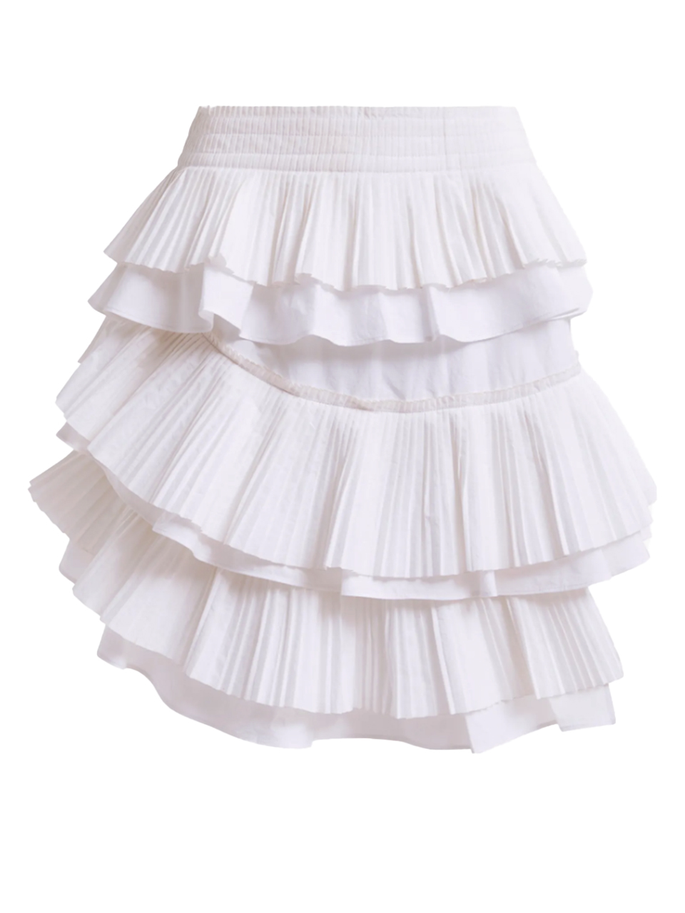 ESSENTIEL ANTWERP Hupaul Mini Skirt in White Product Shot 
