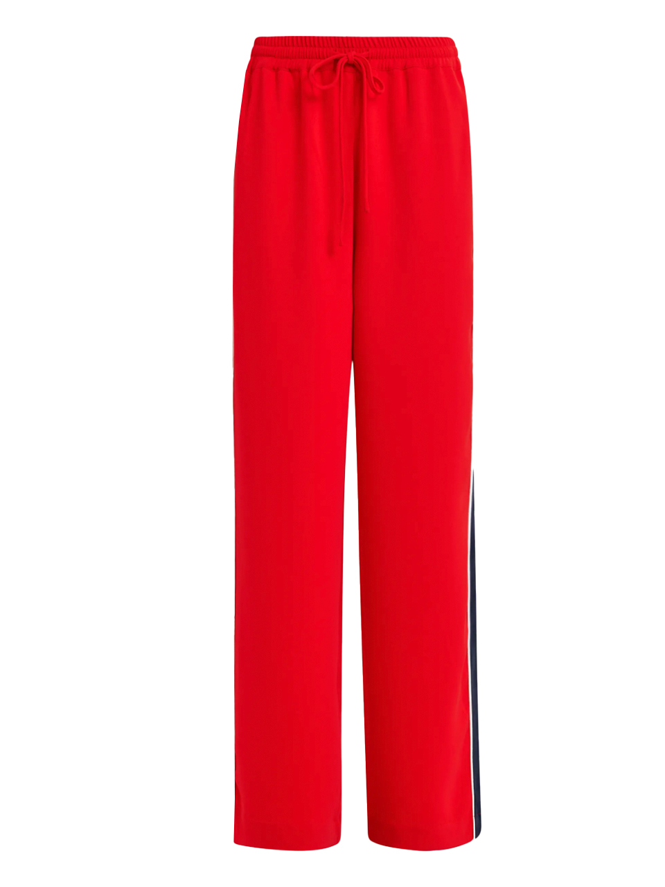 ESSENTIEL ANTWERP Hazelnut Track Pants in Red Product Shot 