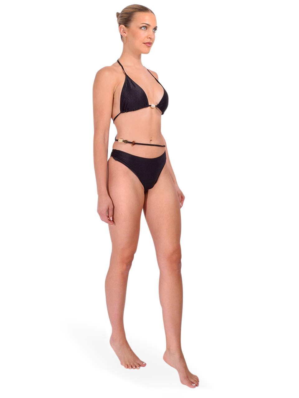 LAMARQUE Elandra Tafari Bikini Set in Black Side View 