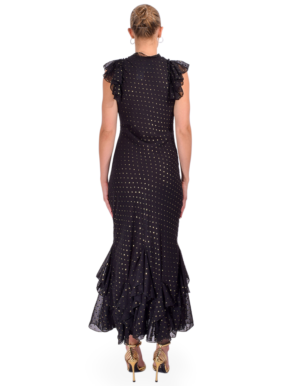 LE SUPERBE Le Marseillais Dress in Black Back View 