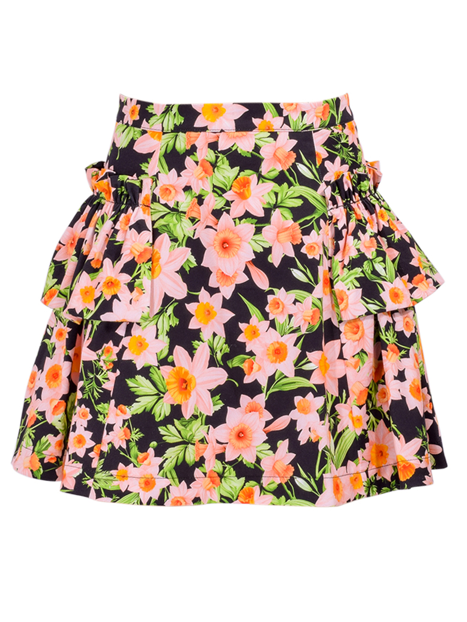 KIKA VARGAS Neri Skirt in Blush Daffodil Cotton Product Shot 