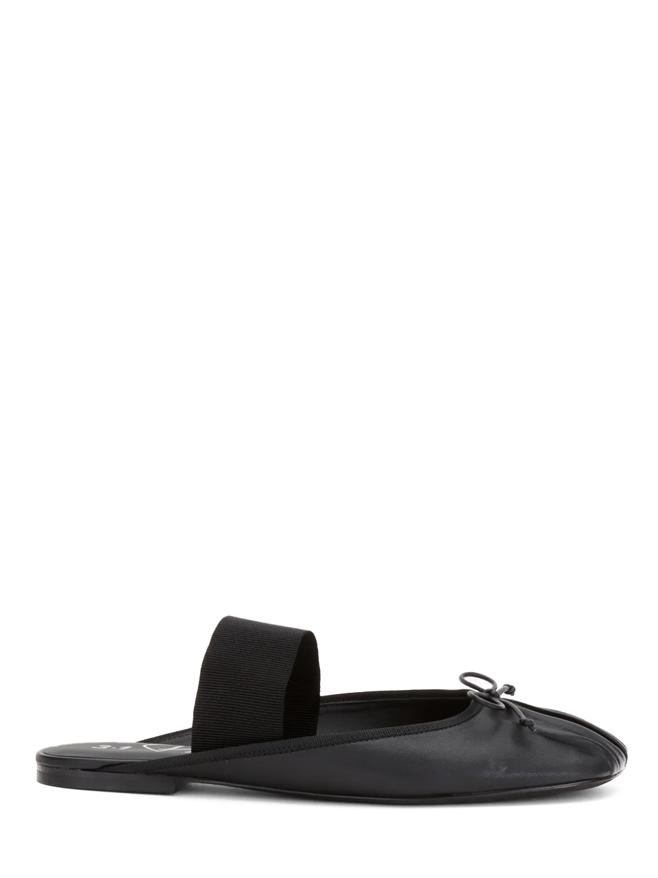 3.1 Phillip Lim ID Ballerina Mule in Black Side View 