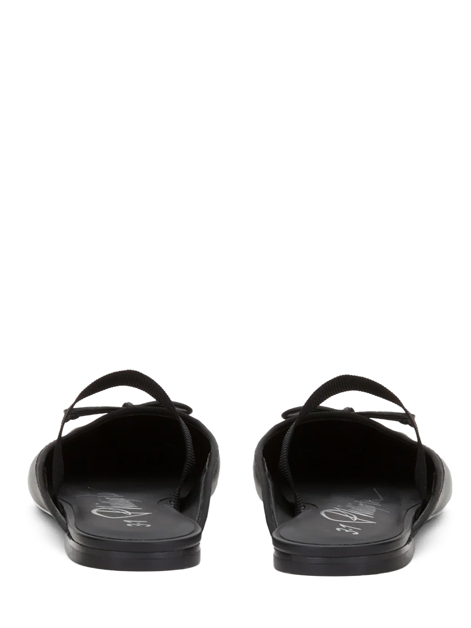 3.1 Phillip Lim ID Ballerina Mule in Black Back View 
