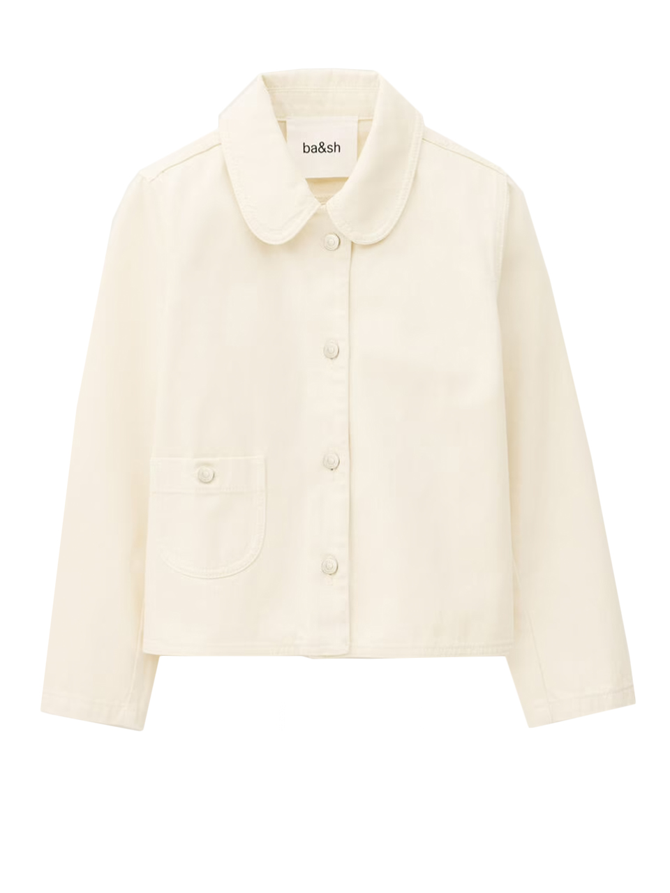 Ba&sh Etiny Jacket in Ecru Product Shot 