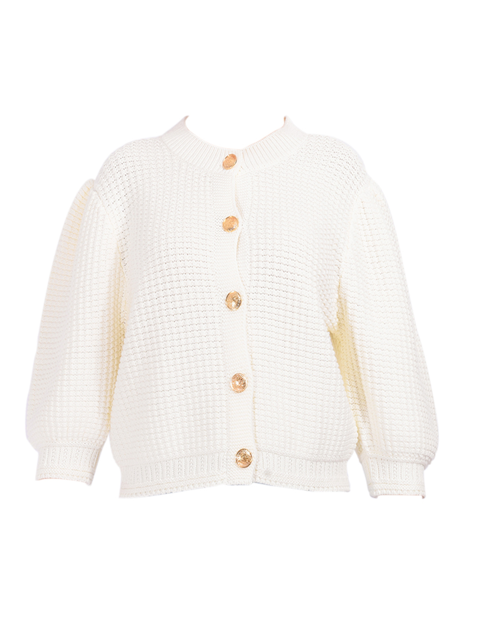 Ba&sh Garance Cardigan in Ecru Product Shot 