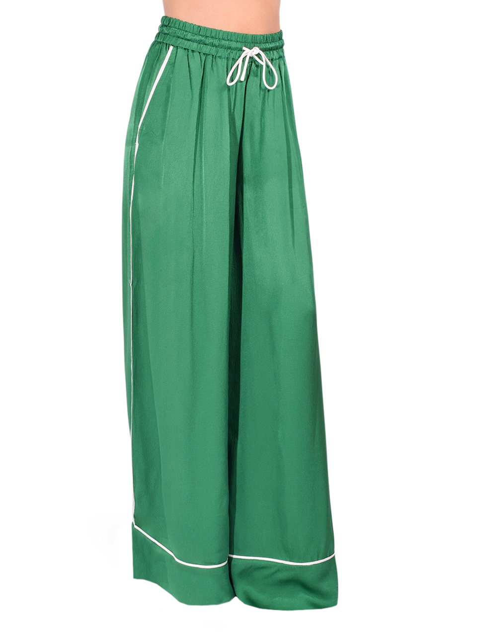 ESSENTIEL ANTWERP Hontgomery Wide-Leg Pants in Madison Blue Side View 