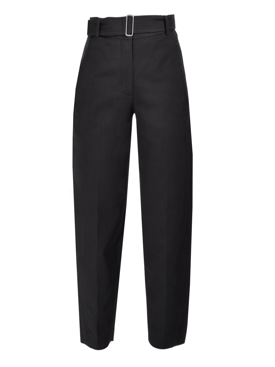 3.1 Phillip Lim Utility Flat-Front Banana Trousers in Black Product Shot 

